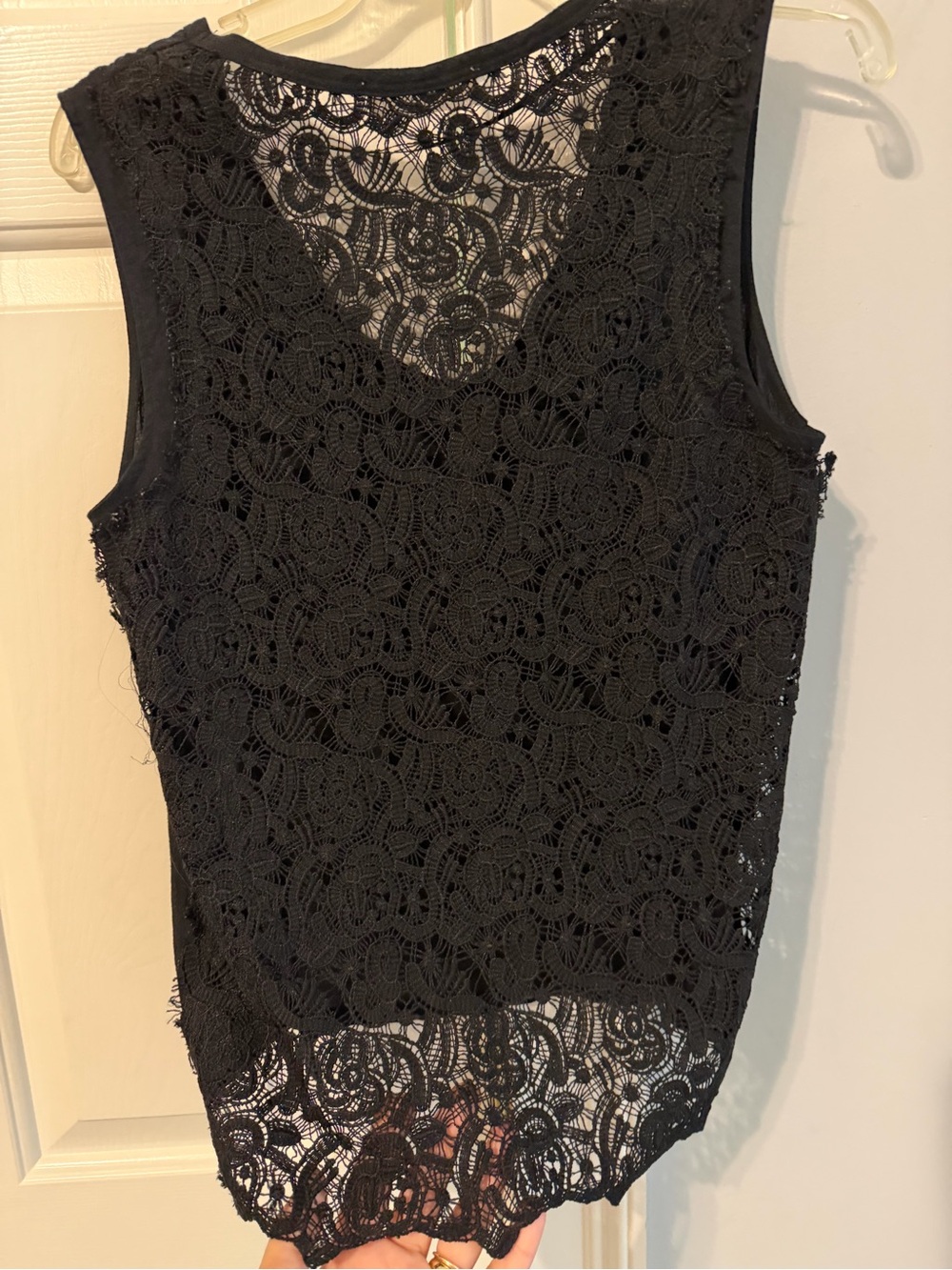 Zara Black Lace Sleeveless Camisole